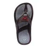ekin Acupressure and Magnetic Slippers for Foot Massage For Men and Women Black (Size-8)