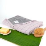 Doctor towels it's safe Musa Banana Yarn Double Cloth Bath Towel Patented Double-Sided Design, For Face & Body Antibacterial Treated, 75 X 150 Cms, Mystic Rose