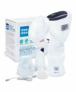 MeeMee Advanced Digital Electric Breast Pump with 3 Modes - Massage, Suction & Let-Down - Electric (White)