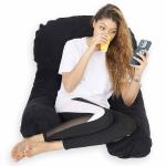 Shanvi Ultra Soft U Shaped Pregnancy Pillow, Body Pillow for Sleeping, Full Body Pillow, Baby Nursing Cushion & Maternity Pillow with Velvet Zippered Cover