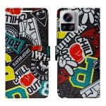 A D Enterprises Chill Black Flip Cover for Moto Edge 30 Ultra | Magnetic Case | Shock Absorbent | Flip Cover Moto Edge 30 Ultra