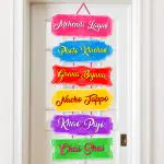 Zyozique Mehndi Ceremony Decorations | Wedding Decorations Door Board- Haldi Decorations Kit (Pack Of 8)