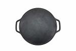 Bhagya Cast Iron Tawa Pre-Seasoned for Dosa/Roti/Chappati on Gas and Induction, Naturally Non-Sticky Cookware | Double Seasoned with 100% Gingelly Oil - (12