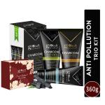 Globus Naturals Charcoal Trio Kit with Chocolate Box