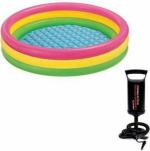 Kashish Trading Company INTEX-58924NP] 3 FEET SWIMMING POOL WITH PUMP FOR FUN (Multicolor)