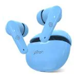 pTron Bassbuds Vibe In-Ear TWS Earbuds with Stereo Sound, 34Hrs Playtime, Stereo Calls, Bluetooth v5.3 Headphones with Quick Pairing, Touch Control, Voice Assistant, Type C Charging & IPX4 (Blue)