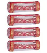 ShubhKarft Travel Bangle Case / Chudi Organizer / Jewellery Pouch / Transparent Bangle Box/Bangle Organizer For Women (Pack of 4, Red)