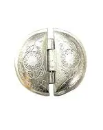 Wofier Aluminium Gujiya Maker Mould, Aluminium Press Mould For Gujiya Making Silver