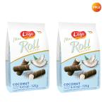 Lago Mini Roll Coconut 250g (Pack of 2)