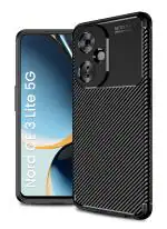 Golden Sand for OnePlus Nord CE 3 Lite 5G Cover Drop Tested Shock Proof Slim Armor Aramid Carbon Fibre Rugged TPU Case for OnePlus Nord CE 3 Lite 5G, Black