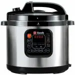 Geek Robocook Zeta Electric Pressure Cooker with NS Pot, 8L, Black