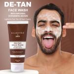 Glamveda Men De Tan Face Wash With Natural Scrubbing Beads