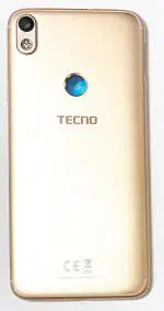 FRIENDZZWORLD Champagne Gold Plastic Back Panel For Tecno Camon I Air
