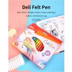 Deli 18 Shades Flet Liner Color Pens for Writing, Calligraphy, Drawing, Mandala, Outer Lines,EC10010