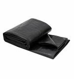 Bio Blooms Agro 300 Micron HDPE Black Pond Sheet, 17 x 50 ft