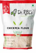 Dr. RBL's Chickpea (Kabuli Chana) Flour, 500g / 17.6 oz [Garbanzo Beans Flour] Pack of 1