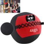 Mapache Wall Ball, Medicine Ball for Strength and Aerobic Training Exercises, Weight Training Ball, Weight (4kg)