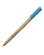 FLAIR Woody 0.7mm Ball Pen | Attractive Woody Design | Smooth Ink Flow System | Blue Ink, Pack of 10 Pens