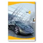 Navneet Youva| Long Notebook| Soft Bound / Soft cover Notebook| A4 size - 21 cm X 29.7 cm| Single Line| 276 Pages| Pack of 6