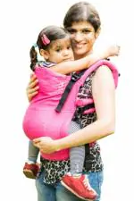 Anmol Baby Basic Pink Handwoven Soft Structured Carrier for Baby Upto 20 kg