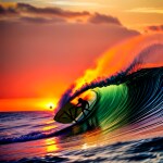 Love Creation A4 Size poster print for creative wall art- sunset-session-7386(Non Sticker)