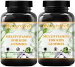 Naturewell Multivitamin Gummies For Kids And With Prebiotics, 30 Gummies Each (Pack Of 2)
