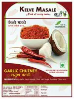 KELVE MASALE Garlic Lasun Chutney Powder No Artificial Flavour and Color 150g (Pack of 2)