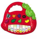KTRS Enterprise Fruit Keyboard Musical Toys - Piano Fruit Keyboard, Musical Toys for Kids, Toys for Kids, Electronic Fruit Piano Keyboard Toy (Pack of 1 Pcs, Random Color)