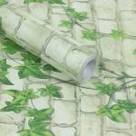 Cvanu Floral & Botanical Grey, White Wallpaper (121 cm x 60 cm)