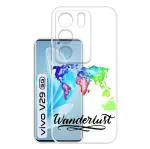 Snazzy Multicolor Silicon Shock Proof Back Cover for vivo V29 5G