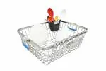 Devashree Stainless Steel Dish Drainer Basket for Kitchen | Dish Drying Stand | Bartan Basket | Plate Rack (48 x 41 x 20 cm)