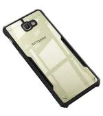 COBERTA Back Cover for Samsung Galaxy on7 pro Back Cover Case - Black Transparent