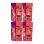 Grabz Crunchy Beetroot Chips Pouch(Sun Dried, Air-Fried, Sprinkled with Olive Oil(<0.1%) and Herbs). 4x30gms