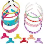 aizelx DaisyLook Trendy Popular Beautiful 14pcs Hair Accessories Bands and Clutches Set Birthday Gift set for Girls and teens - 14pcs