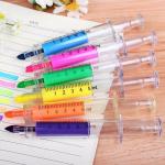 SHREEJI Imported 6PCS Novelty Nurse Needle Shaped Marker Pen Stationery School