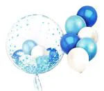 My Party Suppliers Blue Bobo Decoration Welcome Born Baby Balloon