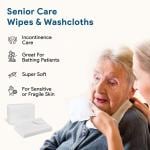 KUDIZE 30 GSM Disposable Non Woven Face and Body Towel (8 x 8-inch) (20 X 20 CM)(Pack of 200)