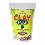 Kisan choice Clay Pebbles - LECA Balls Clay (Fly Ash) 3 litres Hydroton for Hydroponic,Aquaponic, Aeroponic 8-15 mm (0.8Kg), Floating Type Leca