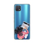 Emble Designer Clear Tranperant Silicone Case For Oppo A16k-Design A15 ( TPU | Soft , Oppo A16k| Multicolor )