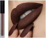 Nunia Super Matte Brown Color Waterproof Liquid Mousse Beauty Lipstick (Coffee, 6 ml)
