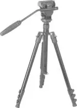 DIGITEK Professional DV Tripod Portable and Sturdy for DV Camera Maximum Load up to 8Kgs (DTR-545VD) Tripod  (Black, Supports Up to 8000 g)