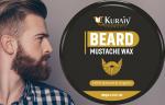 KURAIY 100 % Pure Men Hair and Beard Wax with Dead Sea Minerals | Strong Hold & Volume | Pack of 1 Hair Wax (100 g)