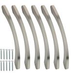 Allied Stainless Steel Cabinet Handle No. 910 12 inch Steel Finish Cabinet Handle (Pack of 6)