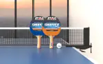 Stag Iconic Snapper Series Orange/Blue Table Tennis Playset with Supreme Orange Balls Ping Pong Game