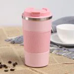 Bhaguji Coffee Tumbler 510ml Insulated SUS304 For Hot & Cold Drinks Leak Proof Stainless Steel Tumbler (510 ml)