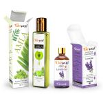 GO WOO Pack of 2 Lavender Essential Oil and Amla Carrier Oil-100% Pure & Natural Oil For Hair110ML