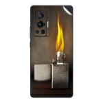 GADGETSWRAP Printed Vinyl Skin Sticker for Vivo X70 Pro - zippo lighter lit