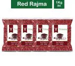 Trinetra Red Rajma 4 kg (1Kg X 4 Pack)