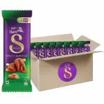 Cadbury Dairy Milk Silk Roast Almond with whole nuts Chocolate Bar, 58g x 8 Pcs
