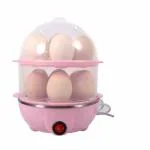 ULTRAZON Multicolor Stainless Steel Double Layer Electric Egg Boiler - 350 Watt